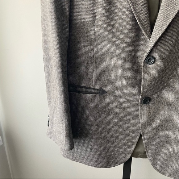 50s 60s Vintage Dallas Western Wool Sports Coat Blazer Suit Jacket Cowboy 44R - Picture 8 of 12